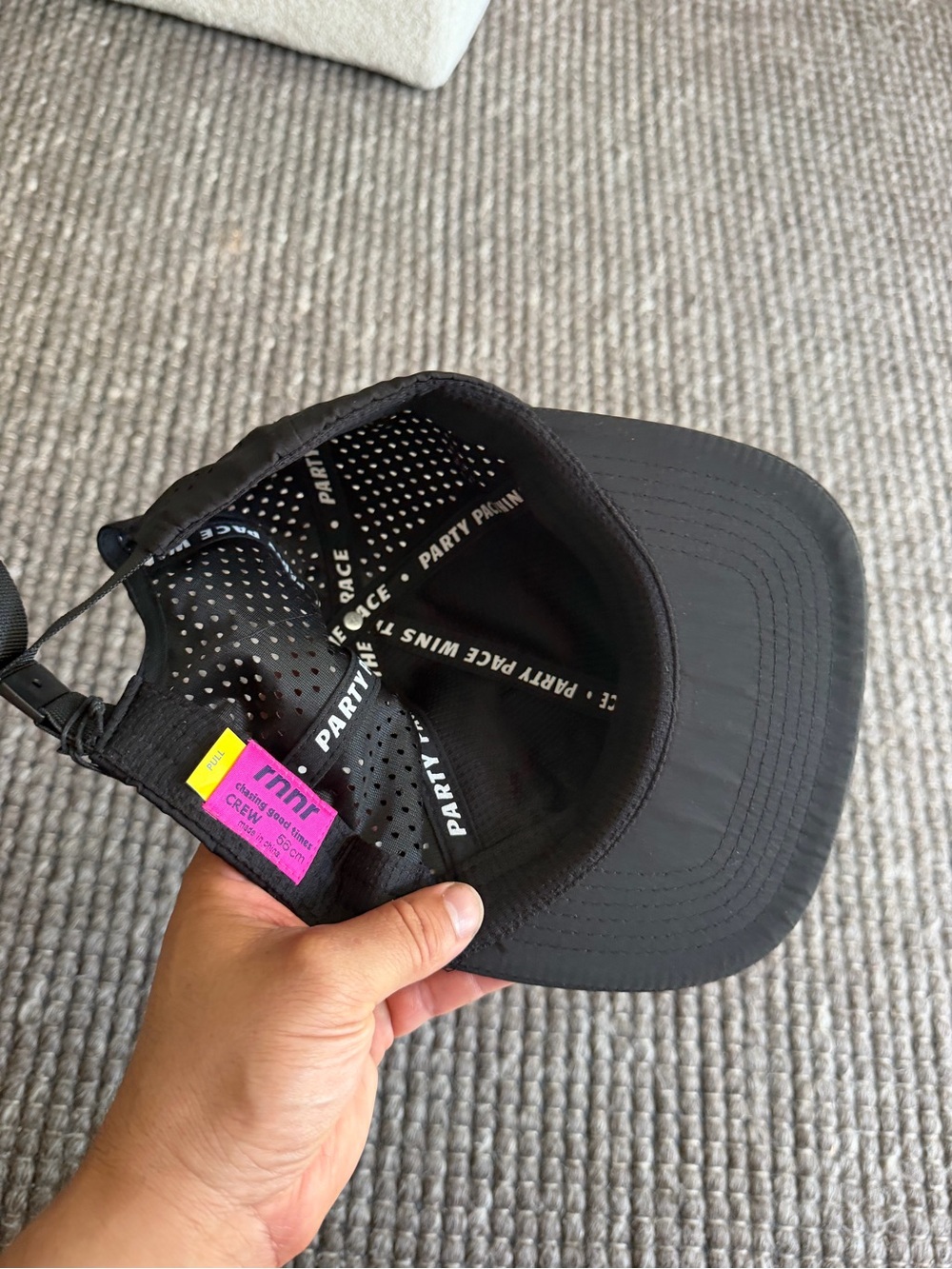 Rnnr Jack Rabbit Crew Hat Running Athletic Cap - Picture 10 of 12